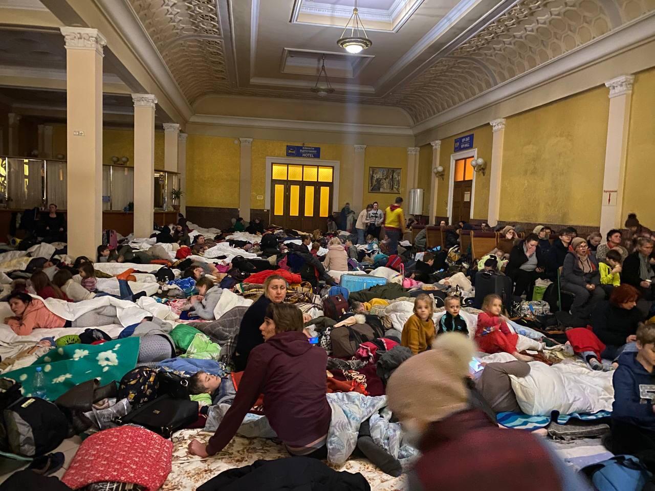 refugees in Lviv ukraine